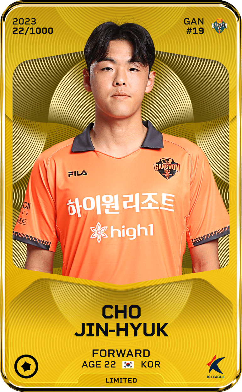 Cho Jin-Hyuk 2023-24 • Limited 22/1000