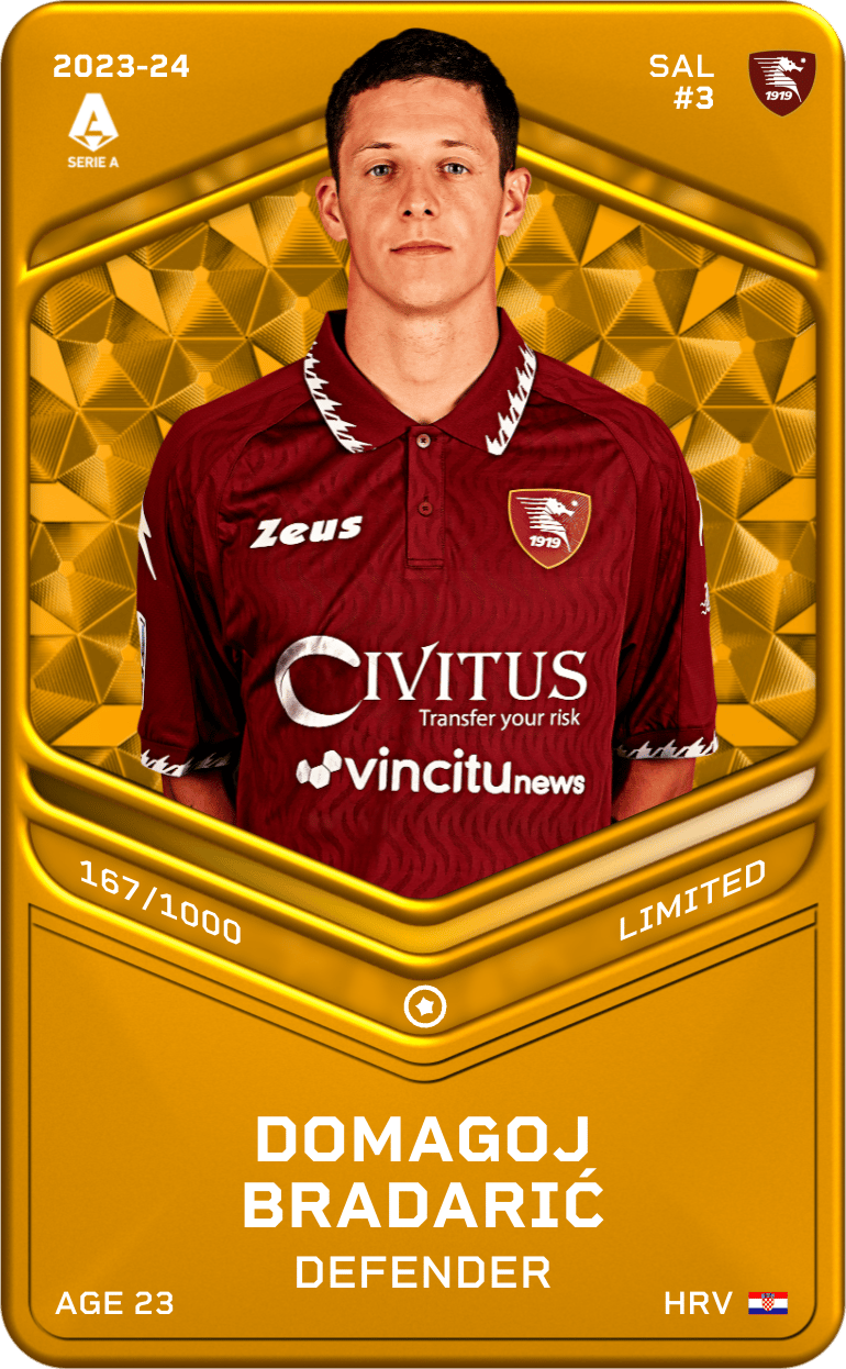 Domagoj Bradarić 2023-24 • Limited 167/1000