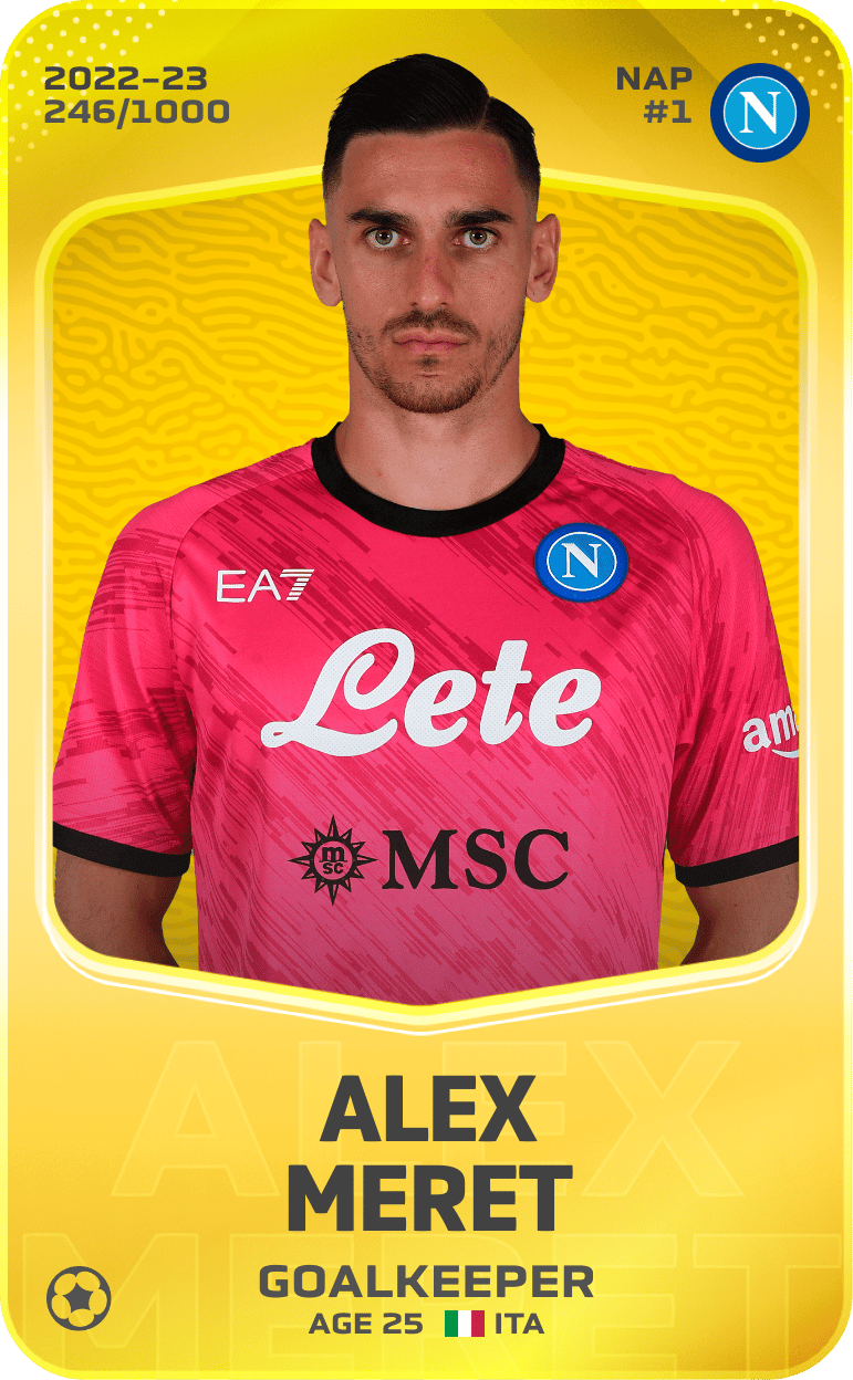 Alex Meret 2022-23 • Limited 246/1000