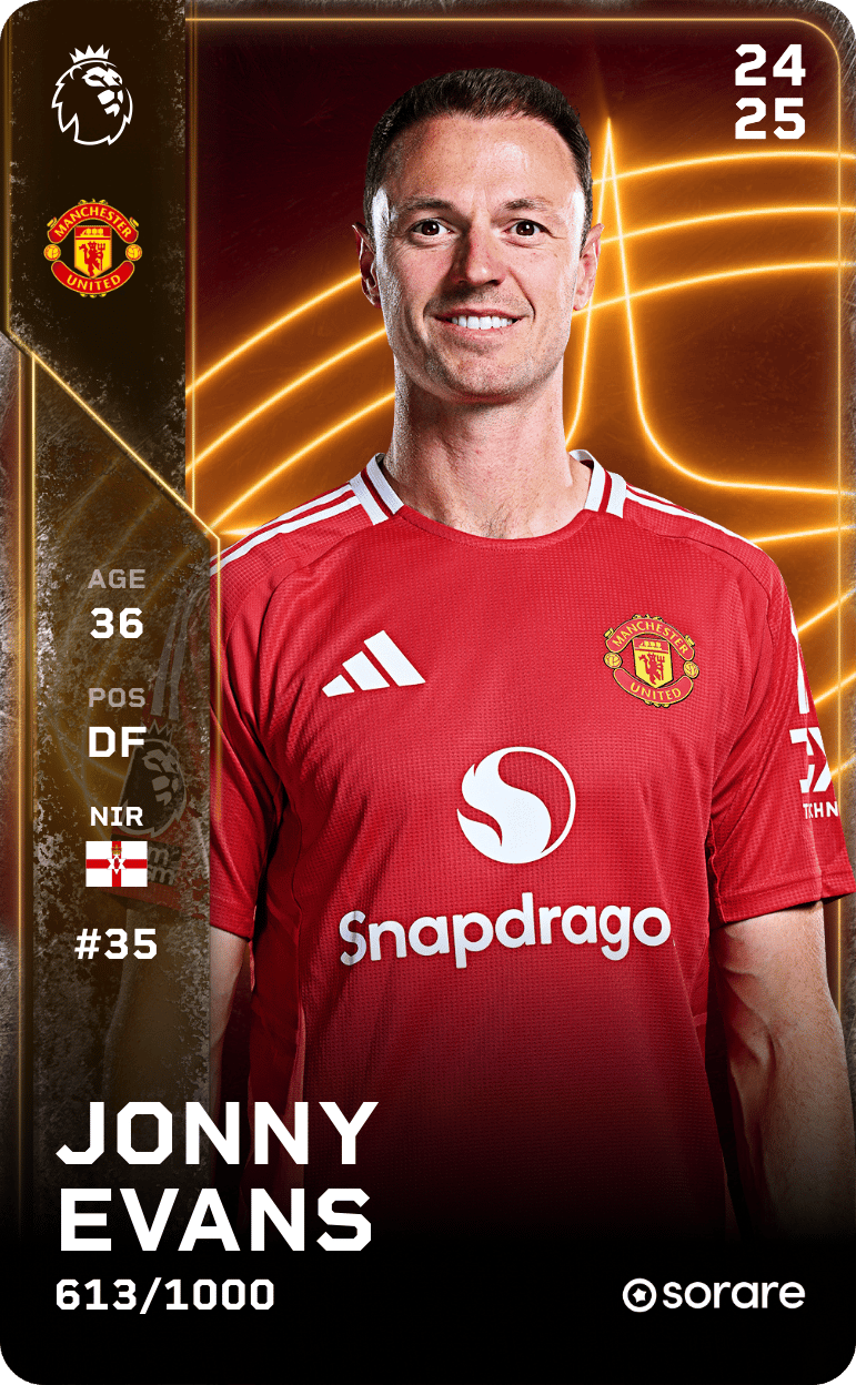 Jonny Evans  2024-25 • Limited 613/1000