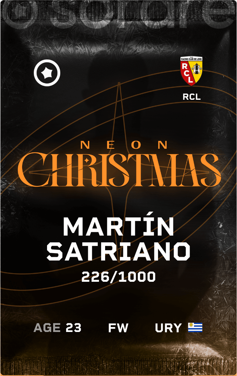 Martín Satriano 2024-25 • Limited 226/1000