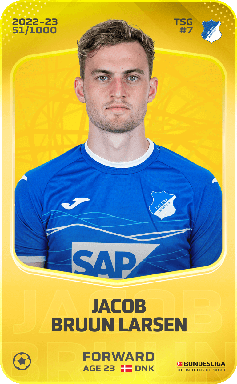 Jacob Bruun Larsen 2022-23 • Limited 51/1000