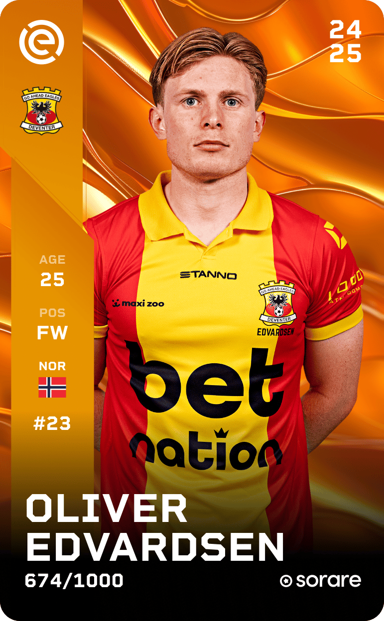Oliver Edvardsen 2024-25 • Limited 674/1000