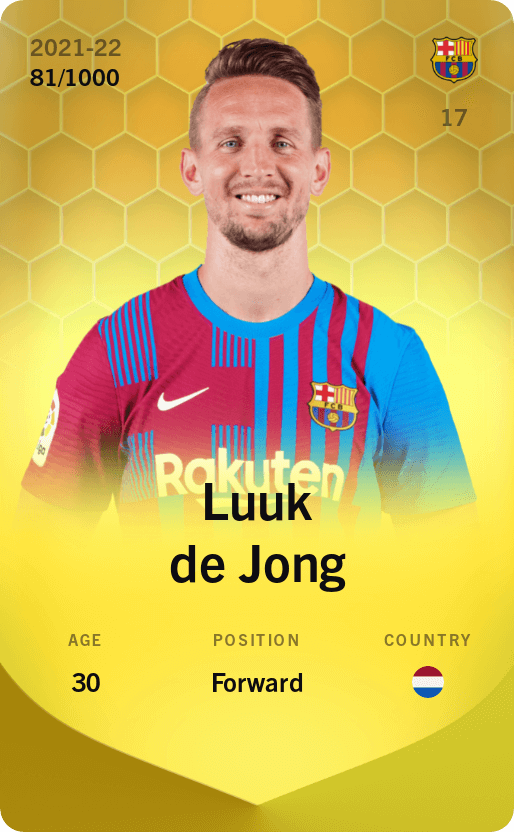 Luuk de Jong 2021-22 • Limited 81/1000