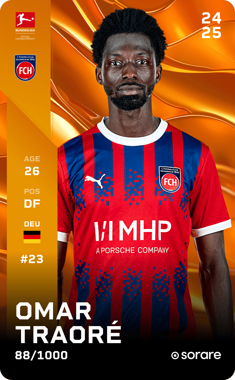 Omar Traoré 2024-25 • Limited 88/1000