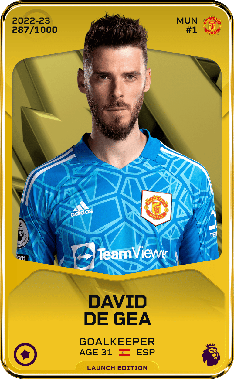 David de Gea 2022-23 • Limited 287/1000