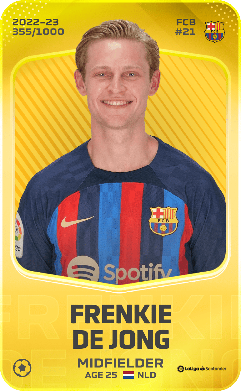 Frenkie de Jong 2022-23 • Limited 355/1000