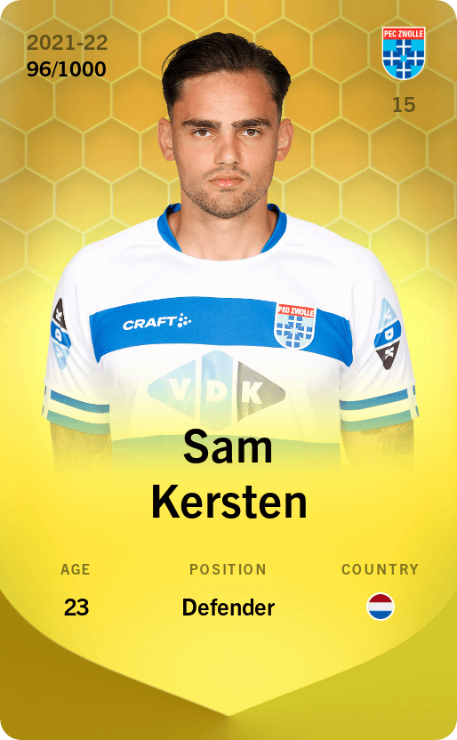 Sam Kersten 2021-22 • Limited 96/1000