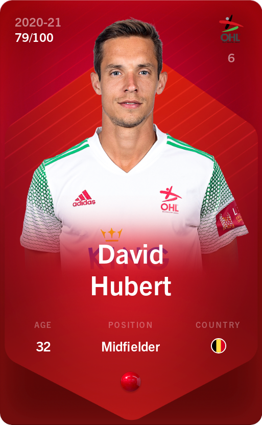 Sorare - Sorare Official - David Hubert 2020-21 • Rare 79/100 - NFT # 10384256954322196068895709552562287771837414533217563003292405421506573135128