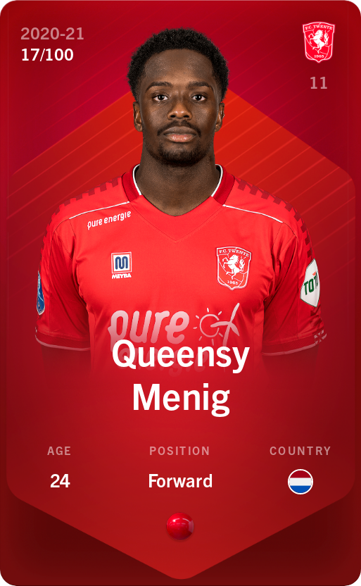 Sorare - Sorare Official - Queensy Menig 2020-21 • Rare 17/100 - NFT # 47713180099683512300088907116023163323927772533650973634929365015163247516322