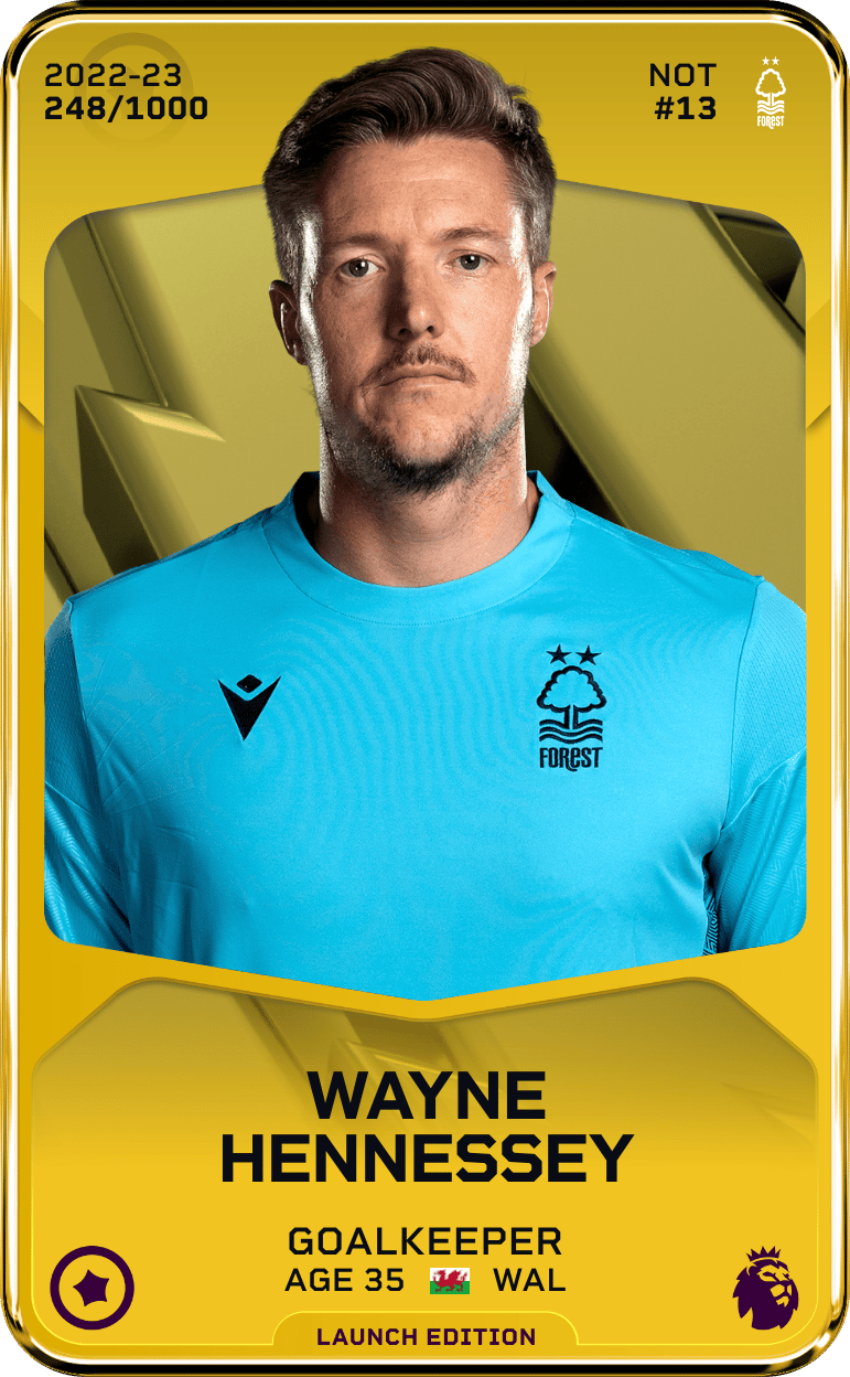 Wayne Hennessey 2022-23 • Limited 248/1000