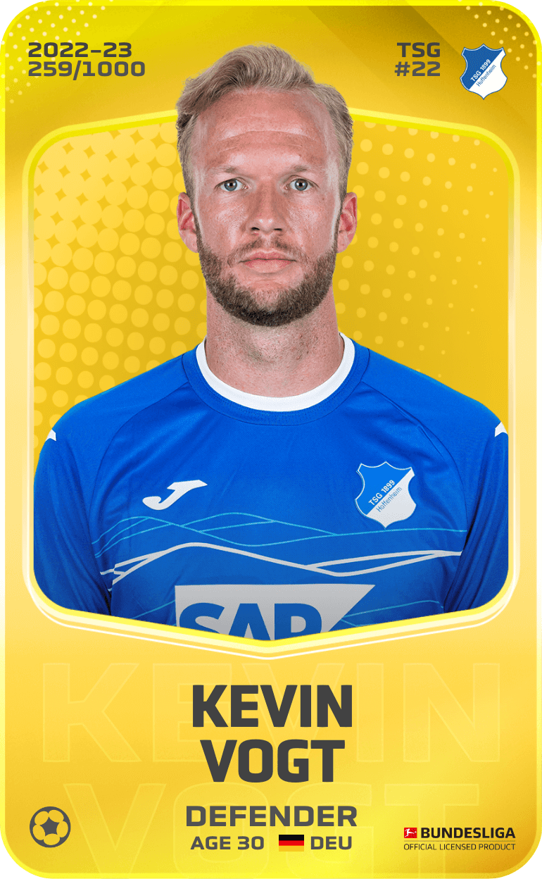 Kevin Vogt 2022-23 • Limited 259/1000