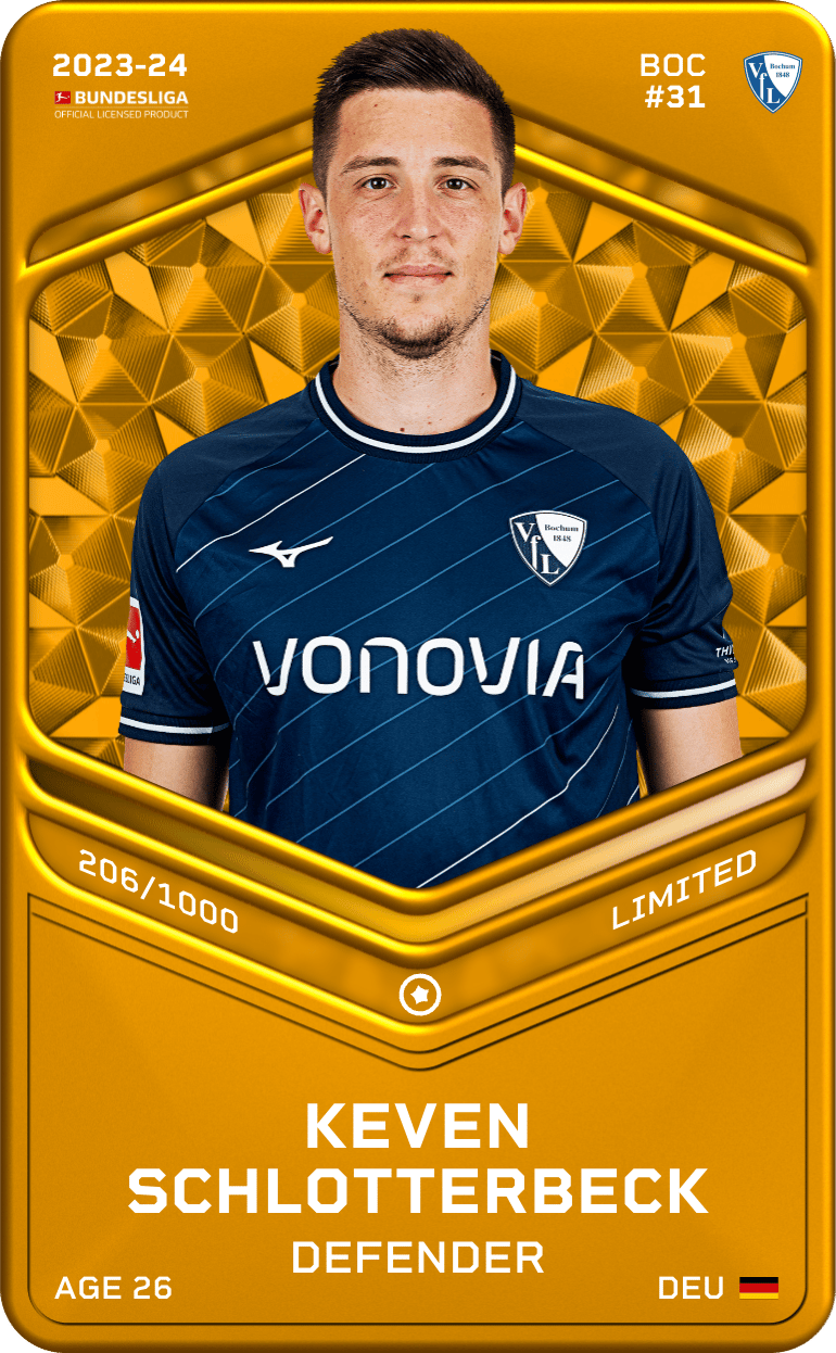 Keven Schlotterbeck 2023-24 • Limited 206/1000