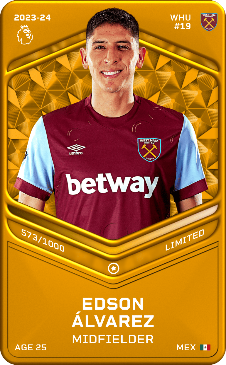 Edson Álvarez 2023-24 • Limited 573/1000
