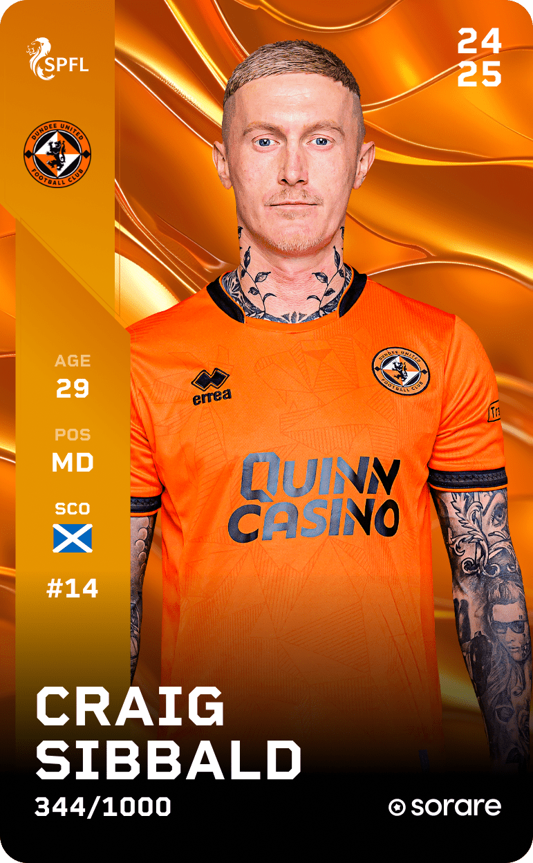 Craig Sibbald 2024-25 • Limited 344/1000