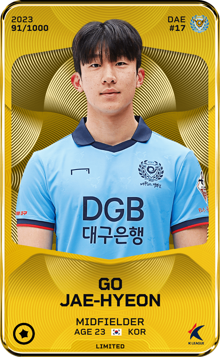Go Jae-Hyeon 2023-24 • Limited 91/1000
