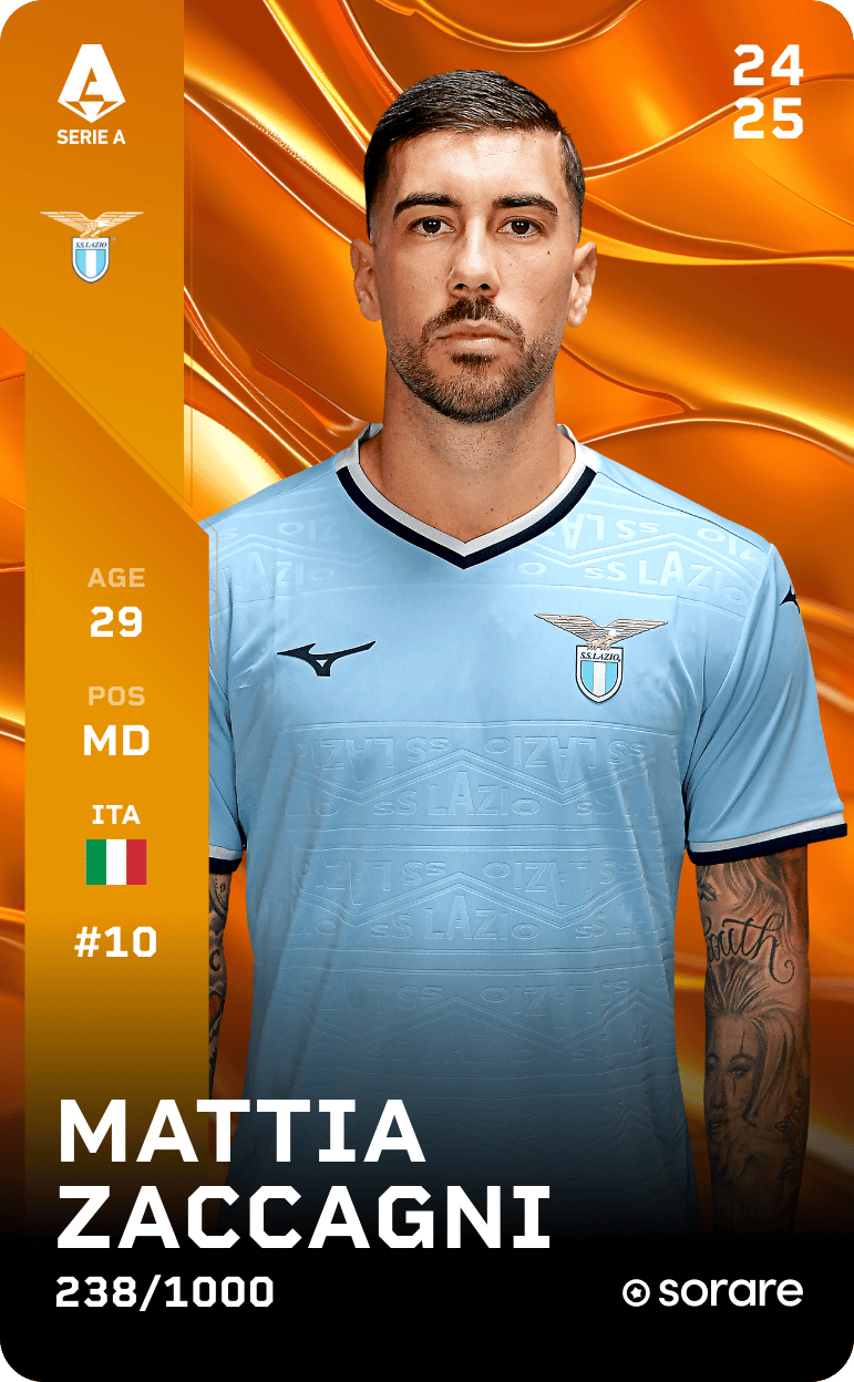 Mattia Zaccagni 2024-25 • Limited 238/1000
