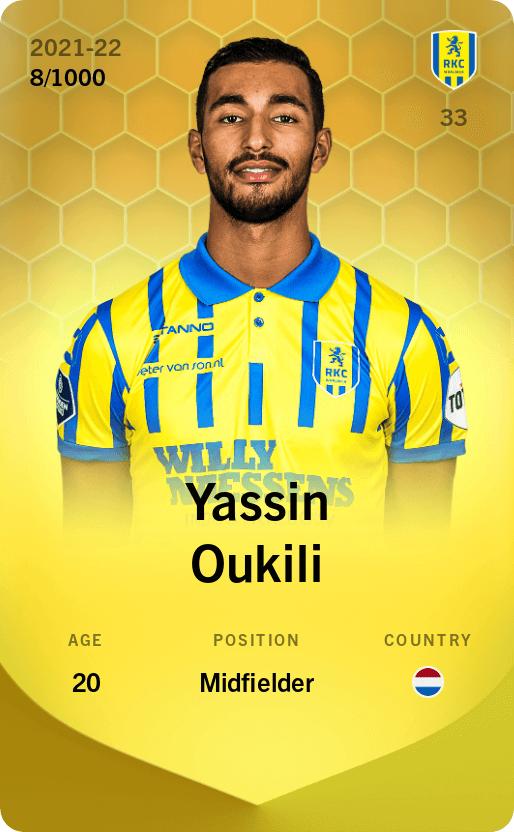 Yassin Oukili 2021-22 • Limited 8/1000