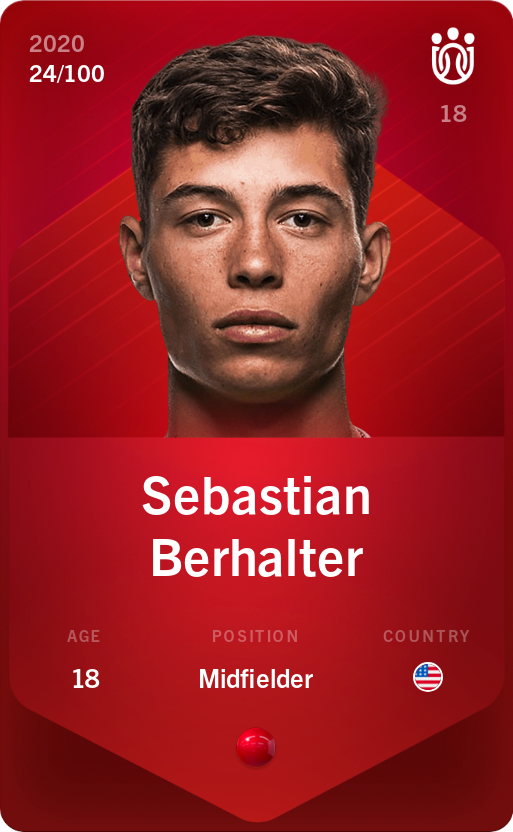 Sorare - Sorare Official - Sebastian Berhalter 2020-21 • Rare 24/100 - NFT # 75416405929923842150590583649976753332960741076240654678959508851059322328129