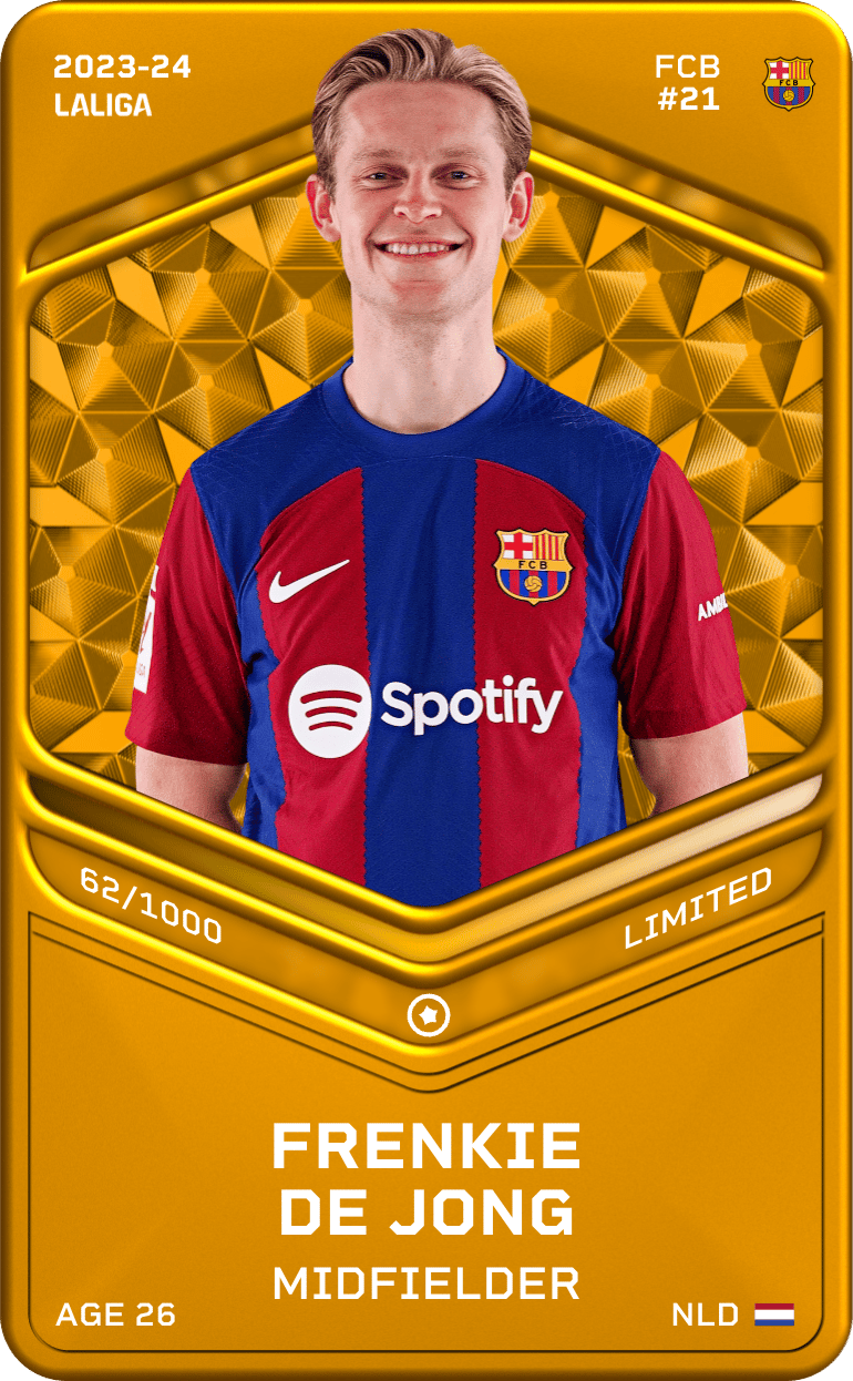 Frenkie de Jong 2023-24 • Limited 62/1000