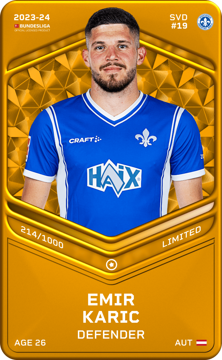 Emir Karic 2023-24 • Limited 214/1000