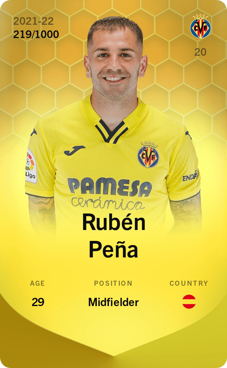 Rubén Peña 2021-22 • Limited 219/1000