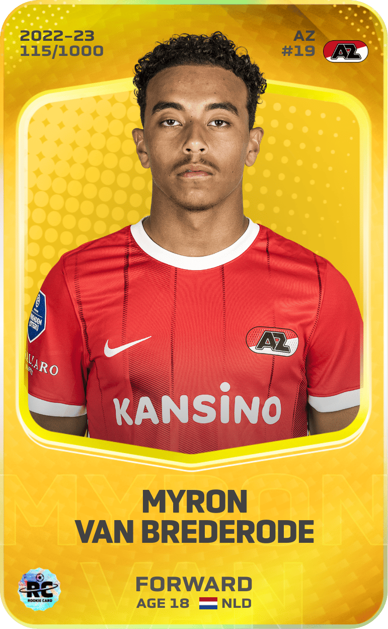 Myron van Brederode 2022-23 • Limited 115/1000