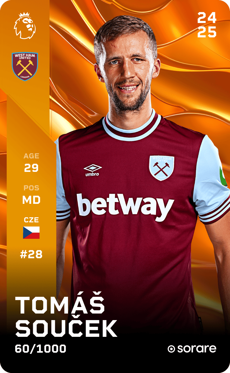 Tomáš Souček 2024-25 • Limited 60/1000