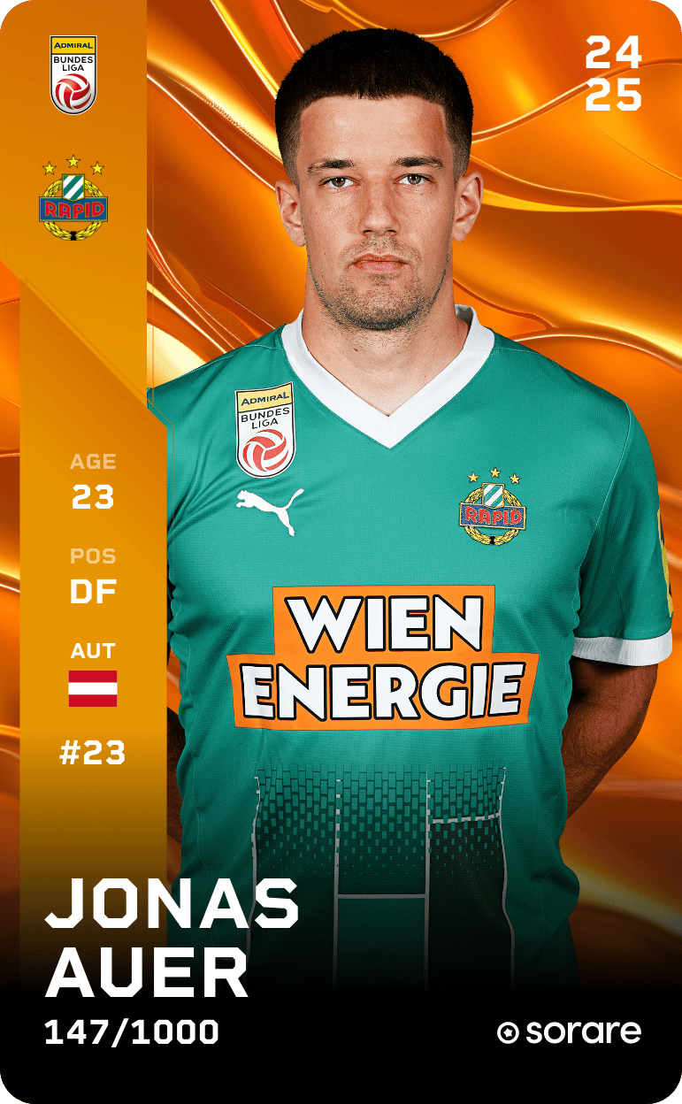 Jonas Auer 2024-25 • Limited 147/1000