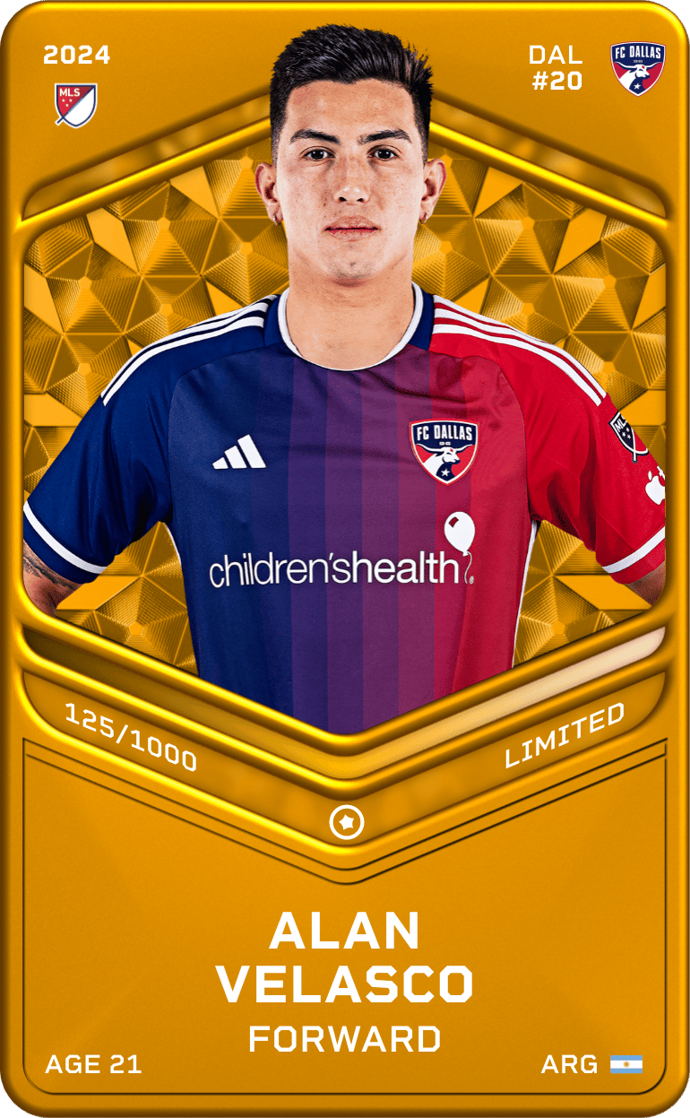 Alan Velasco 2024-25 • Limited 125/1000