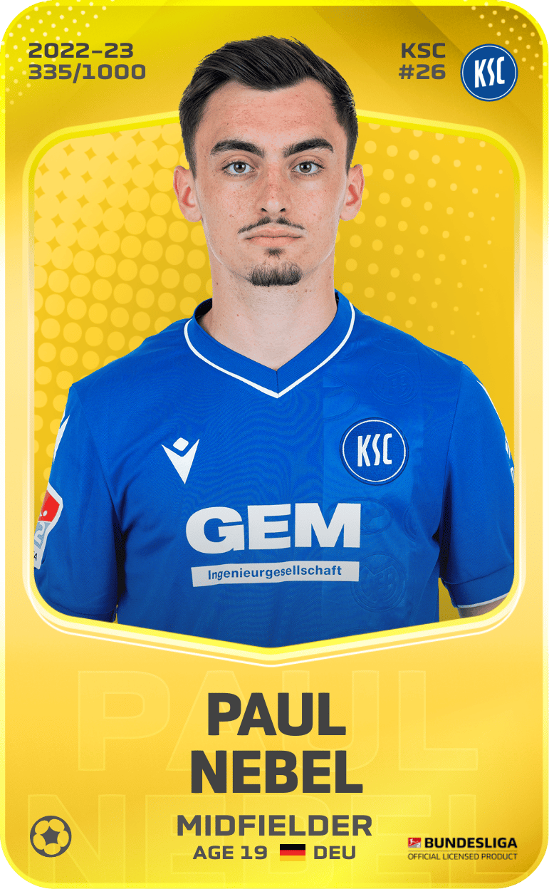 Paul Nebel 2022-23 • Limited 335/1000