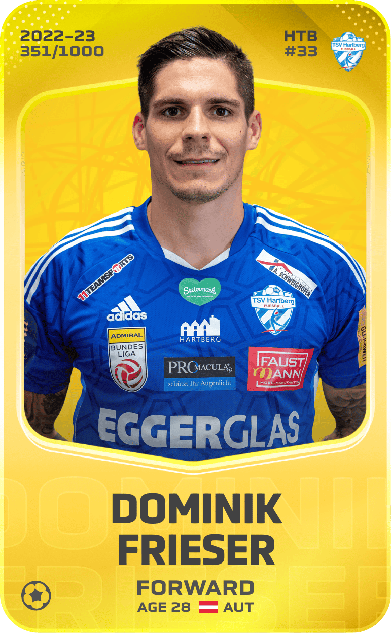 Dominik Frieser 2022-23 • Limited 351/1000