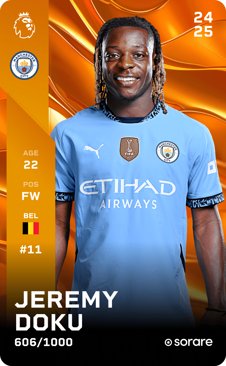 Jeremy Doku 2024-25 • Limited 606/1000