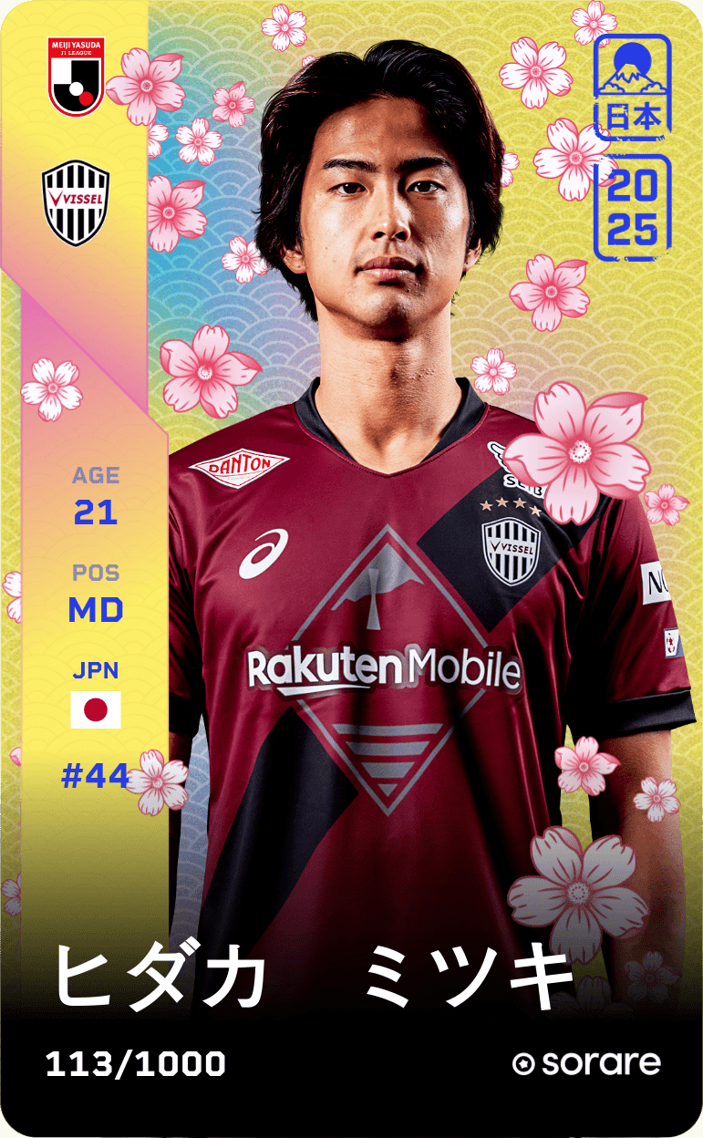 Mitsuki Hidaka 2025-26 • Limited 113/1000
