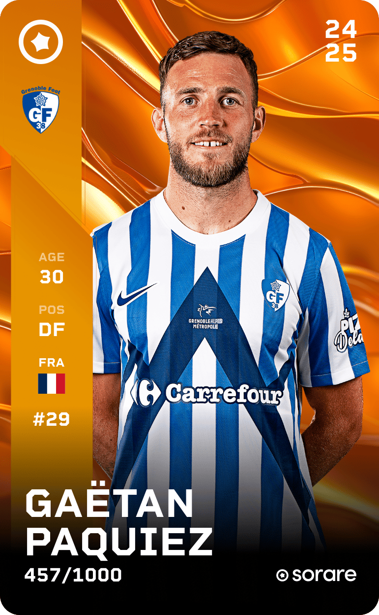 Gaëtan Paquiez 2024-25 • Limited 457/1000