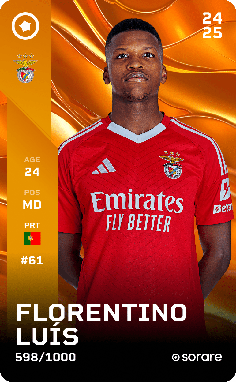 Florentino Luís 2024-25 • Limited 598/1000