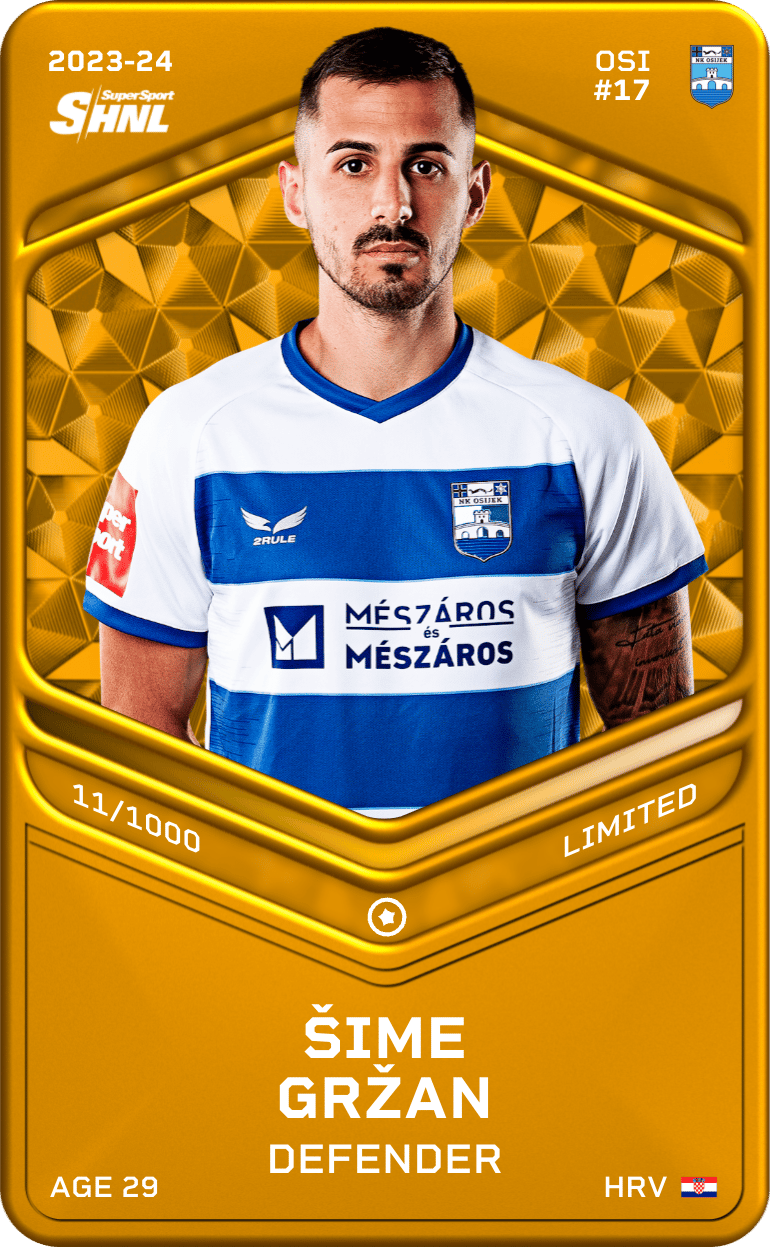 Šime Gržan 2023-24 • Limited 11/1000