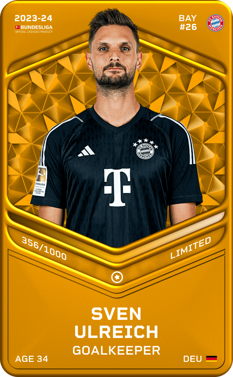 Sven Ulreich 2023-24 • Limited 356/1000