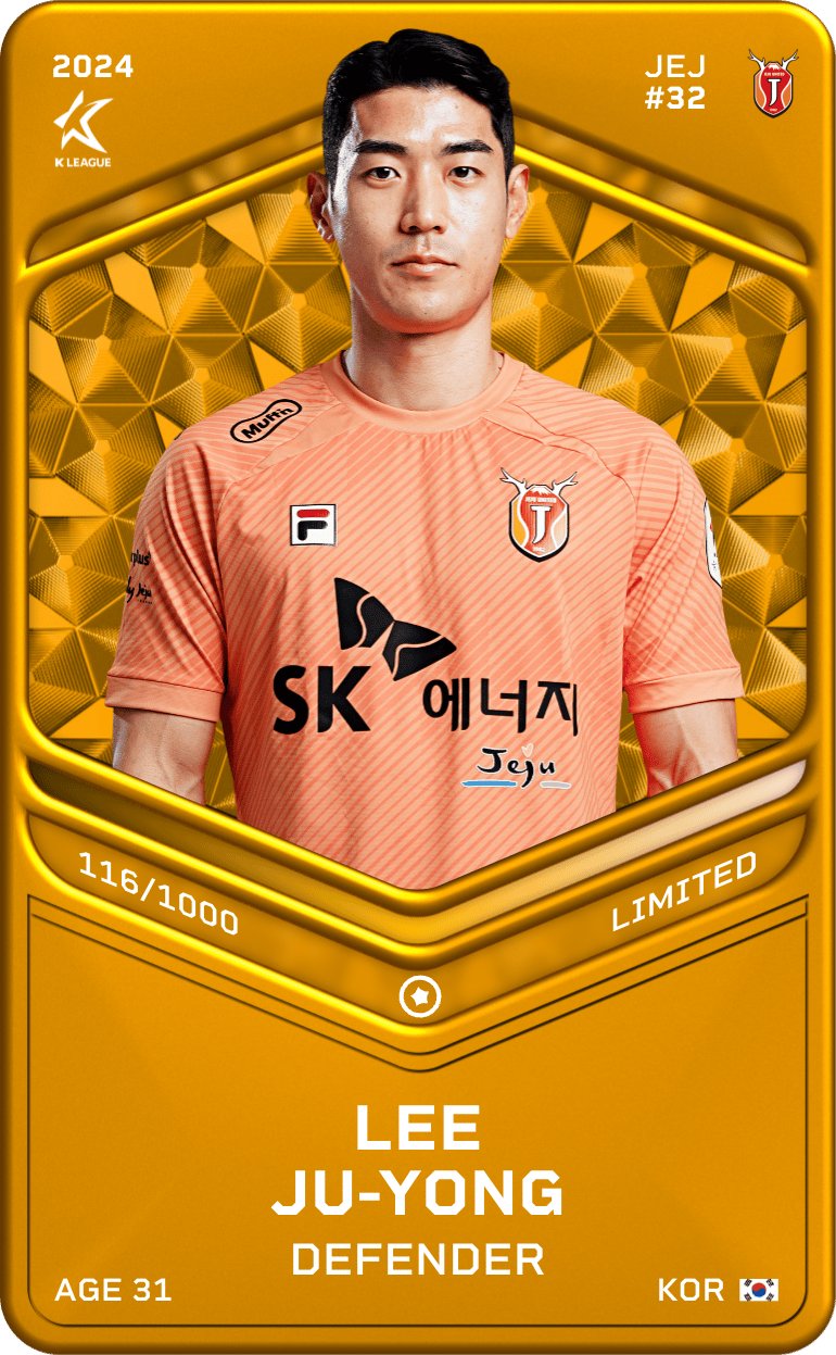 Lee Ju-Yong 2024-25 • Limited 116/1000