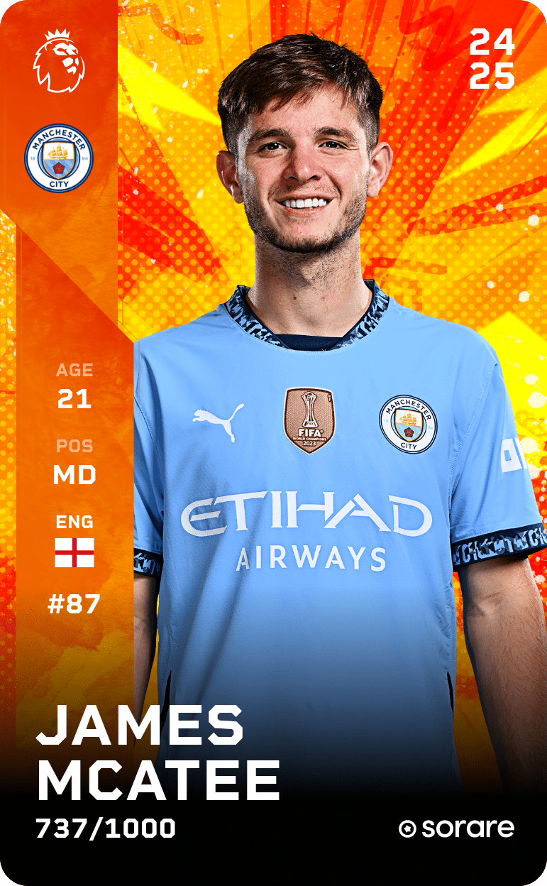 James McAtee 2024-25 • Limited 737/1000