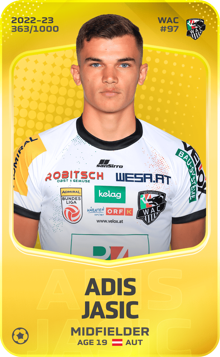Adis Jasic 2022-23 • Limited 363/1000