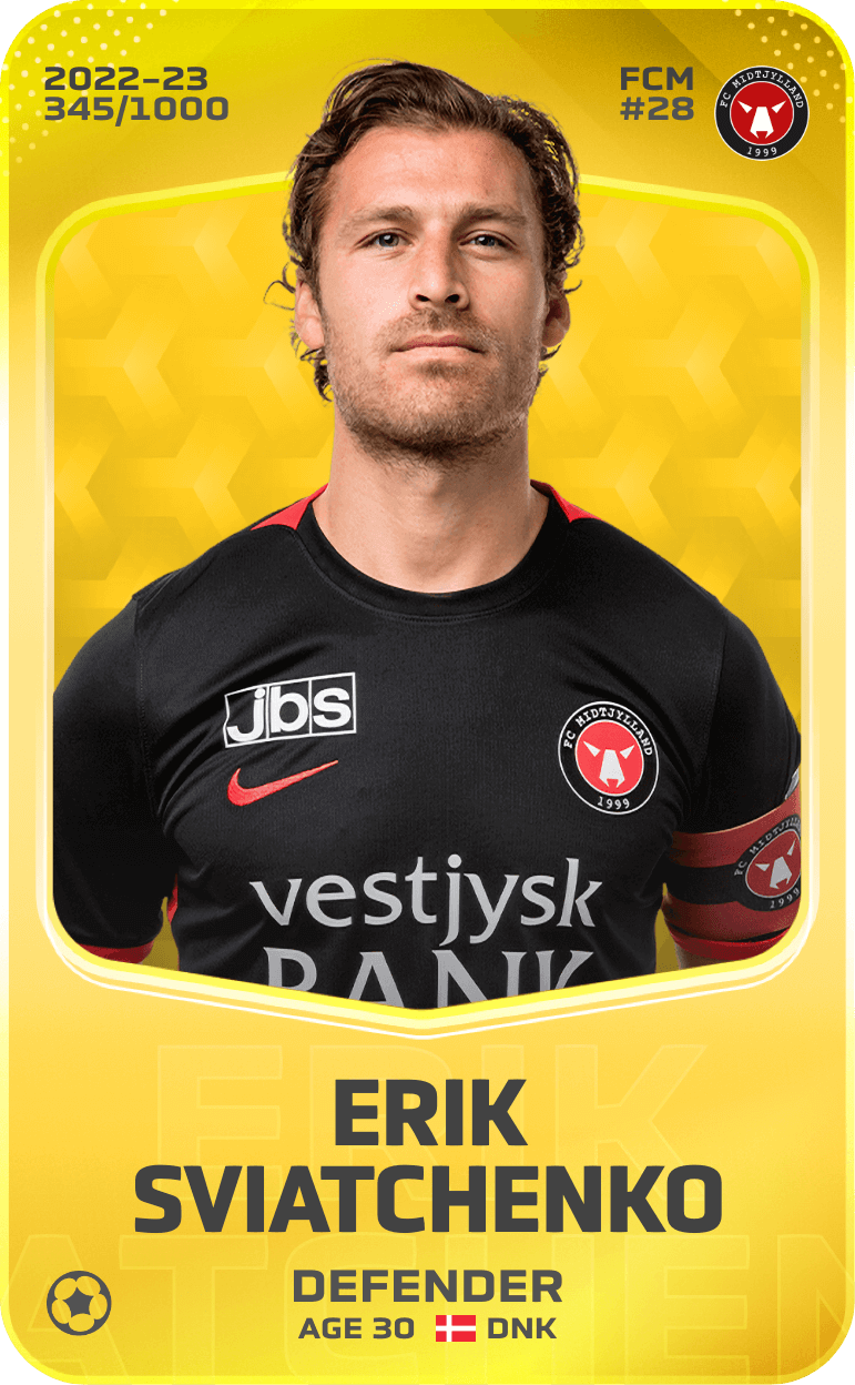 Erik Sviatchenko 2022-23 • Limited 345/1000