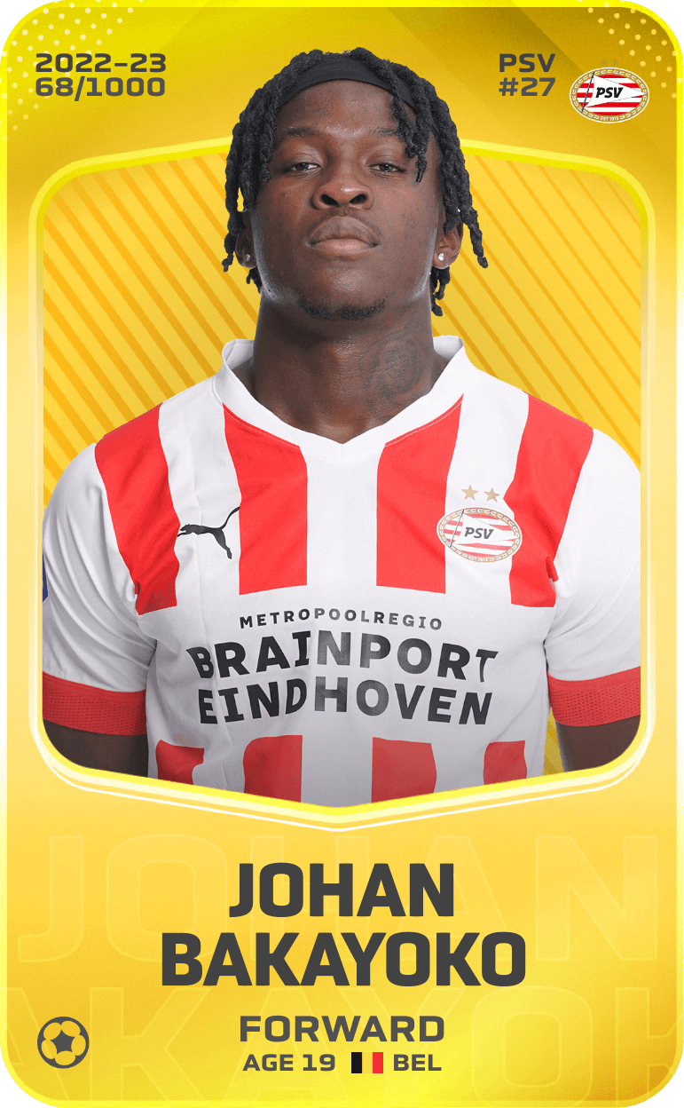 Johan Bakayoko 2022-23 • Limited 68/1000