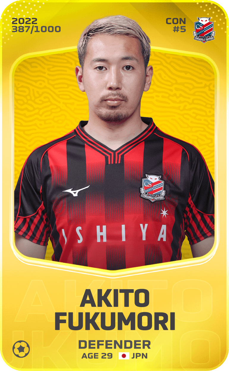 Akito Fukumori 2022-23 • Limited 387/1000