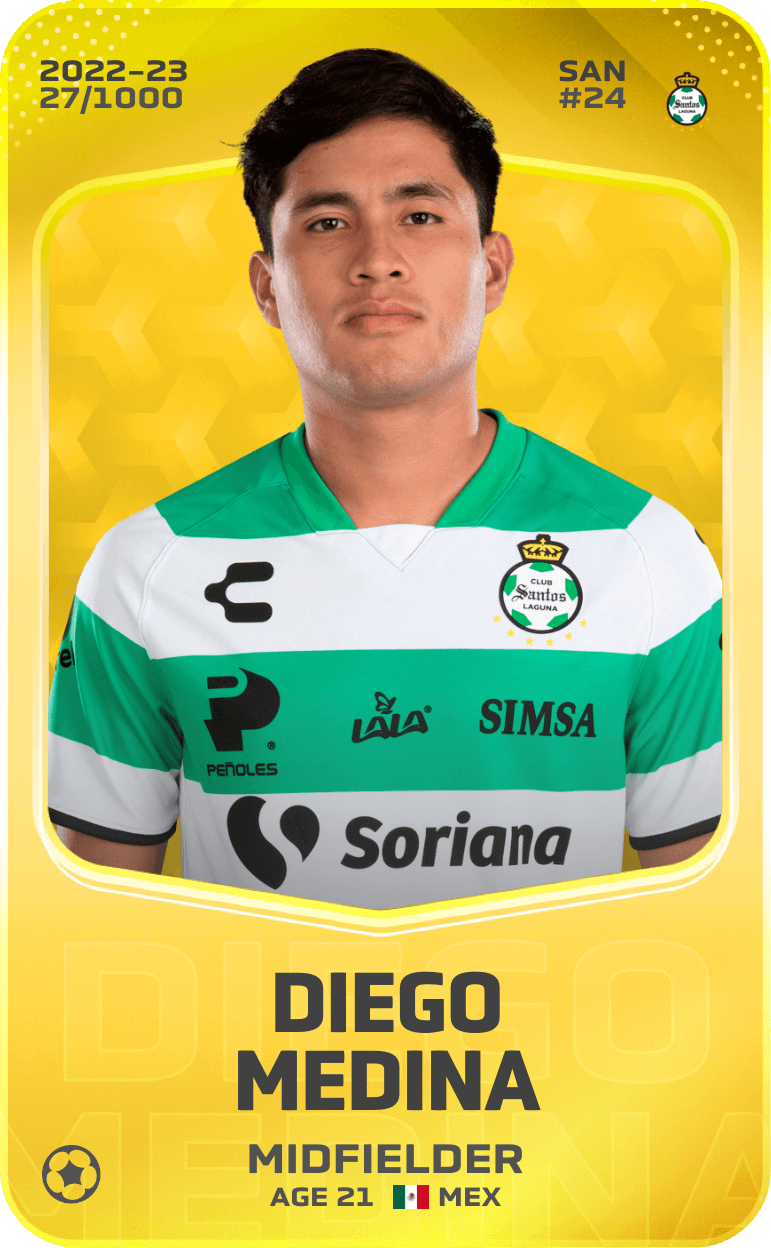 Diego Medina 2022-23 • Limited 27/1000