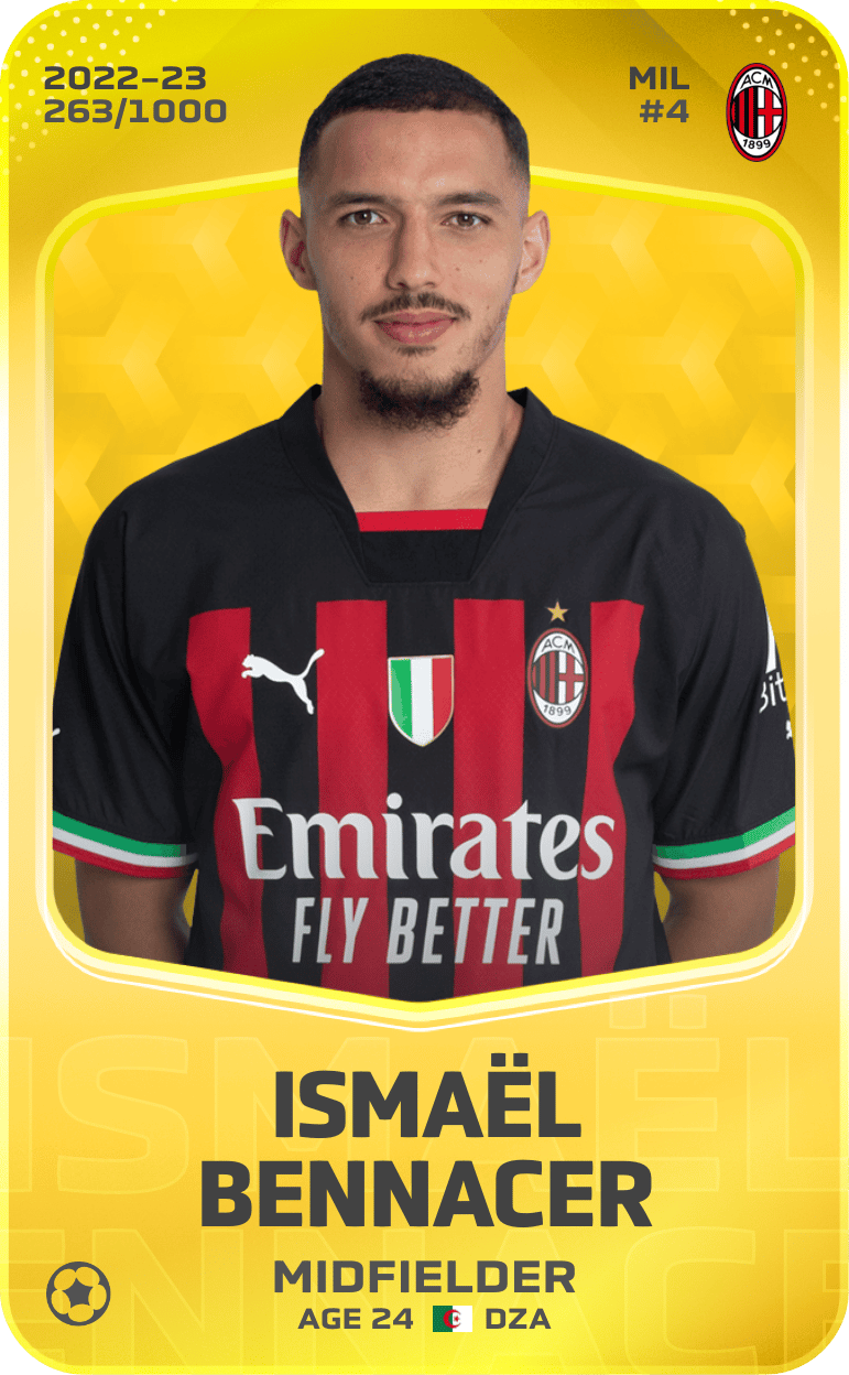 Ismaël Bennacer 2022-23 • Limited 263/1000