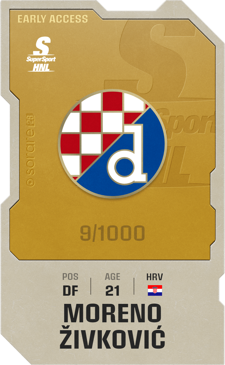 Moreno Živković 2025-26 • Limited 9/1000