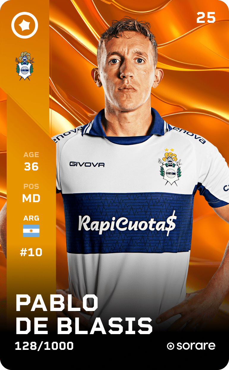 Pablo De Blasis 2025-26 • Limited 128/1000