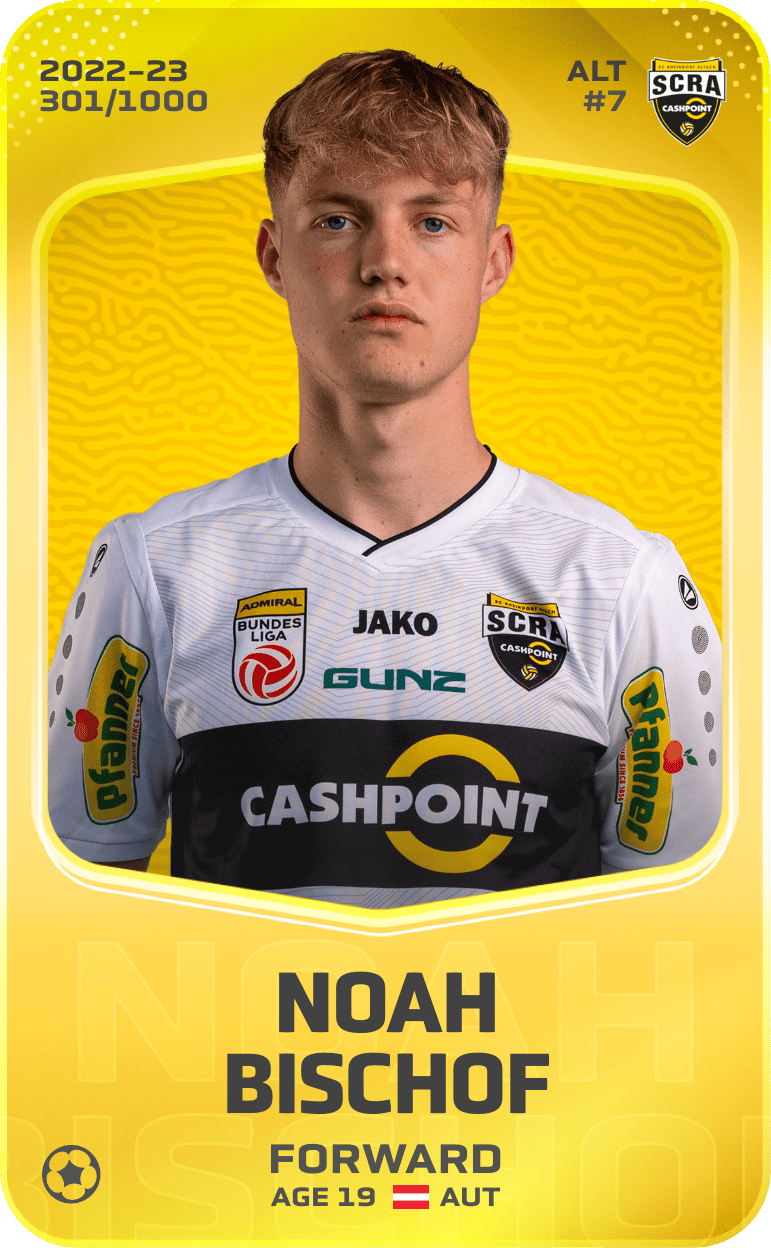 Noah Bischof 2022-23 • Limited 301/1000
