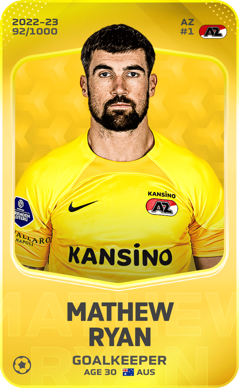 Mathew Ryan 2022-23 • Limited 92/1000